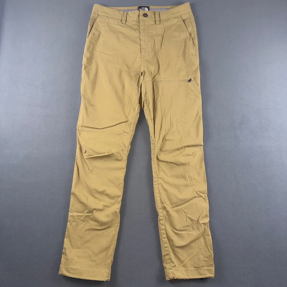 The North Face Mens Paramount Active Pants Khaki Tan Hiking Outdoor 30 NF0A3FZD